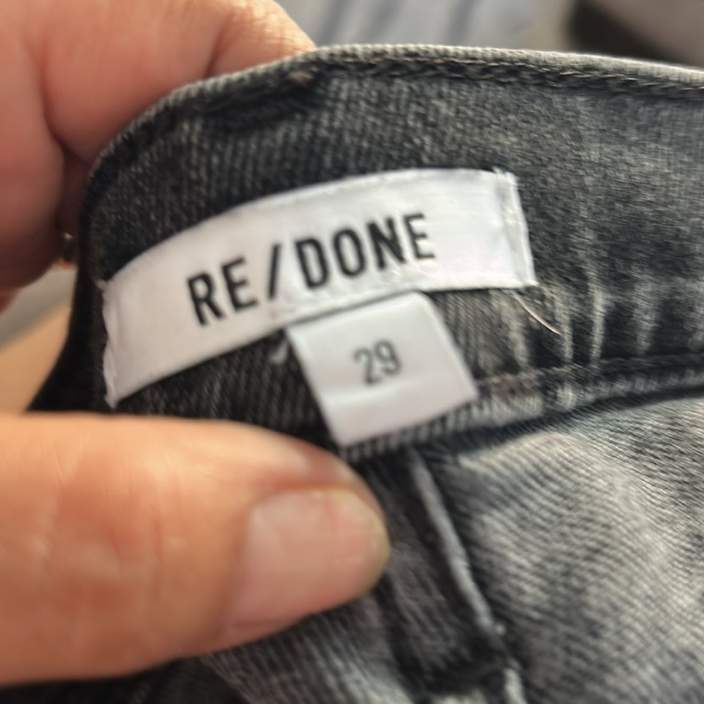 Re/Done '80s Slim Straight Jeans size 29 button fly - Picture 7 of 10